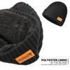 MADOG Winter Warm Knit Synthetic Wool Beanie Hat Scarf Touchscreen
