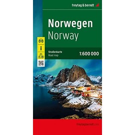 Norwegen, Straßenkarte 1:600.000, freytag & berndt: Wegenkaart Schaal 1 : 600.000 (freytag & berndt Auto + Freizeitkarten)