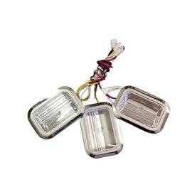 W11205082 W11683244 Fits for Whirlpool KitchenAid Refrigerator LED Light Chrome Bezel Modulet Replacement 4844358 W10739303 W10843828 led module