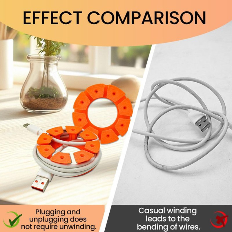 Cable Winder | Charging Cord Organizer - Multi-Layer Winding Wire