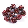 Yourandoll 10pcs Polyhedral Dice D20 Dice 20 Dice 20mm for