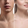 JULIETTE COLLECTION 14K Yellow Gold Solid St Thomas Cross Religious