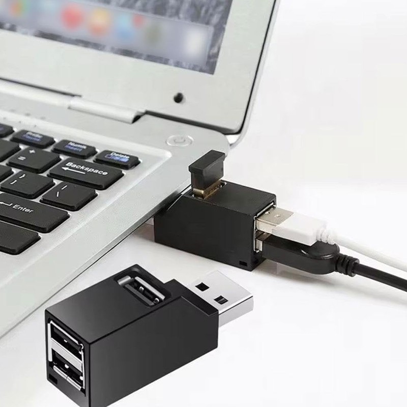 USB 3.0 Hub Adapter, 3 Port Splitter for PC, Laptop,
