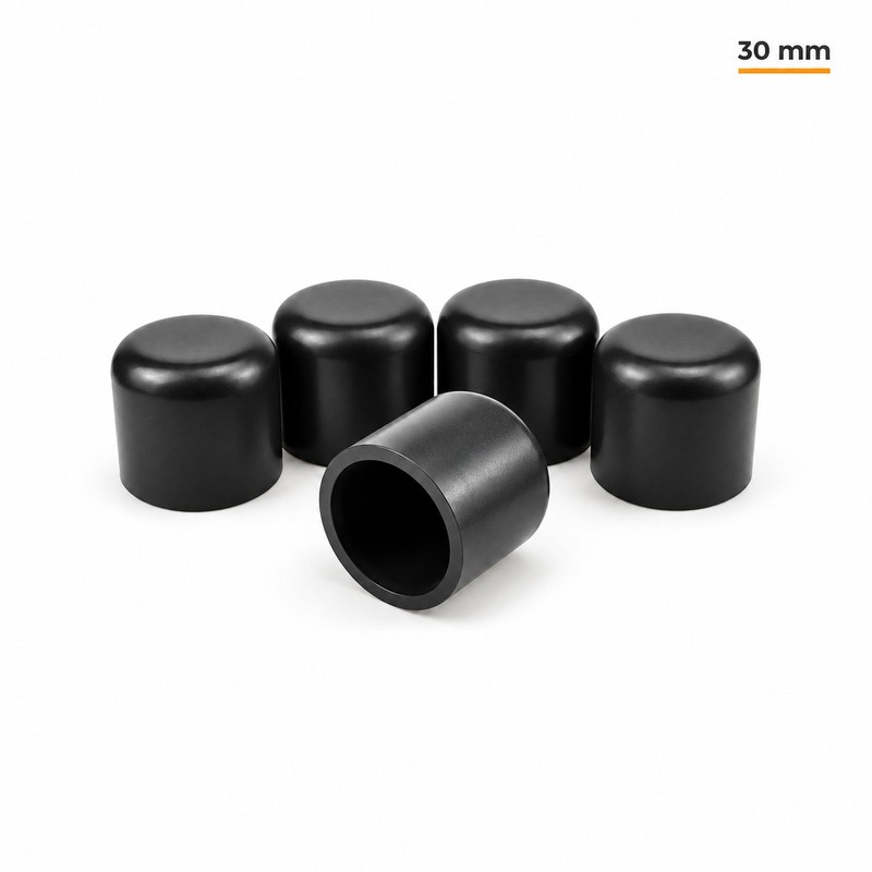 Silicone Vacuum Caps – 5-Pack Black Blanking Plugs for Engine