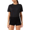 Capezio Women's Foldover Boyshort Tb242w, black