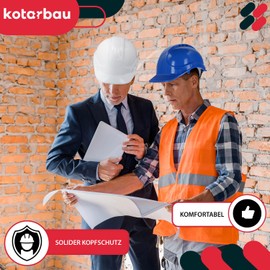 KOTARBAU® Protective Helmet Construction Helmet Adjustable Blue