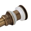 Bathroom Kitchen Sink Drain All Copper Pop Up Sink Drain