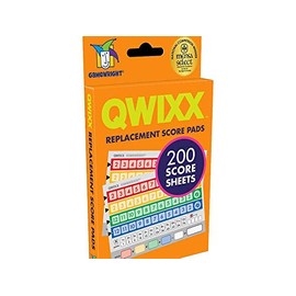 Gamewright Qwixx, Replacement Score Cards Action Game Multi-colored 1 Pack