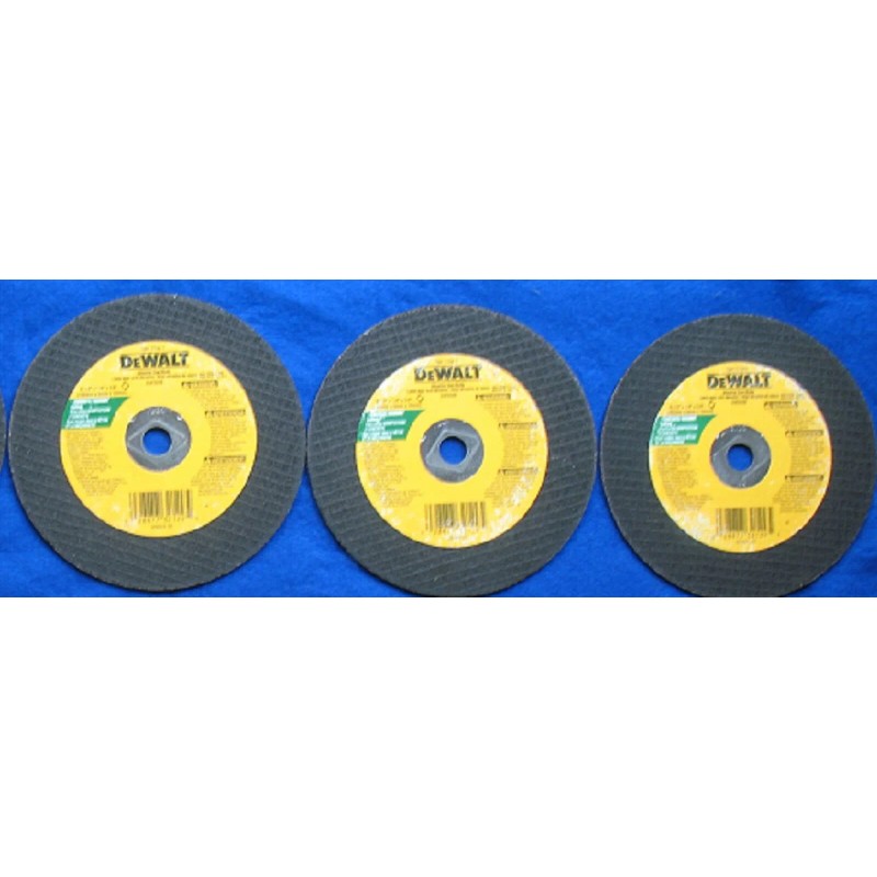 DEWALT 3 Pack! DeWalt Cut Off Wheel Discs 6-1/2" x