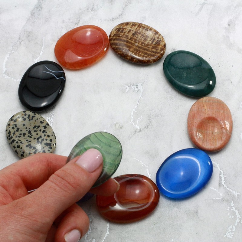 Quartz Thumb Stone by Moonstone