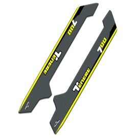 Resin Bike Motorcycle 3D Stickers Compatible with Yamaha Tenere 700 2019 Power Black. Side Plates Protections from Impact and Scratches. Pair of Resin Stickers - Gadget Moto