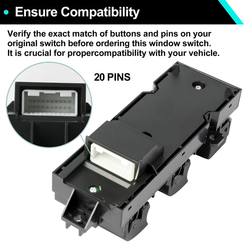 GARDIMU Power Window Switch for Toyota Camry 2018, 2019, 2020,