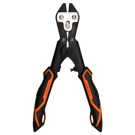 danco Lunar-I 8" Fishing Hook and Wire Cutter, Mini Bolt Cutter, Spring Loaded, Small Heavy Duty Wire/Cable Cutter, Saltwater Resistant, Cuts Hooks, Wire, & Cables | Spring Loaded with Rubber Grips