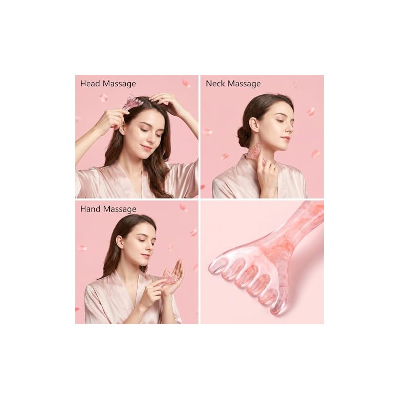 ElevateTech Scalp Massager Handheld Comb, 2 Pcs Head Massager Scalp