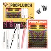 Lashes map for Clusters Kit Fluffy Dramatic Eyelashes Extension Kit