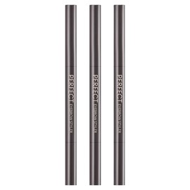 Missha Perfect Styler Eyebrow Auto Pencil 0.15g, dark brown, 3 pcs / 미샤 퍼펙트 스타일러 아이브로우 오토펜슬 0.15g, 다크브라운, 3개