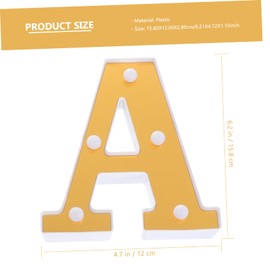 Operitacx 4 Stück LED Licht Buchstabenleuchte für Weihnachtsdeko und Festliche Anlässe für Romantische und Wohnraumgestaltung