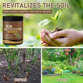2PCS Soil Activator, Soil Activator for Plants, Organic SoilActivators and Fertilizers, for Most Plants Promotes Nutrient Absorption and Root Development
