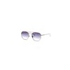 Lacoste L210s Square Sunglasses, Palladium Matte/Palladium Matte Blue Gradient Flash,