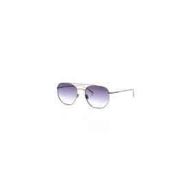Lacoste L210s Square Sunglasses, Palladium Matte/Palladium Matte Blue Gradient Flash, 54 mm
