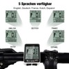 ICOPRO Bicycle Computer Bike Odometer Wireless Waterproof Large LCD Screen