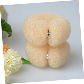 Healeved 3Pcs Hair Bun Makers for Women Long Hair Styling Tool for DIY Buns Easy to Use Donut Shaper for Outings Adding Volume to Updos Black