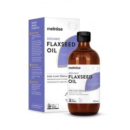 MELROSE Organic Flaxseed Oil, 500 ml