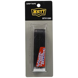 ZETT BTX1280 Baseball Bat Grip Tape (Non-Slip) Black