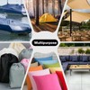 ANMINY 100% Waterproof Fabric Marine Canvas, 58" W 600D, 3