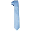 DonDon Mens Handmade Silk Look Ties 6cm, lightblue