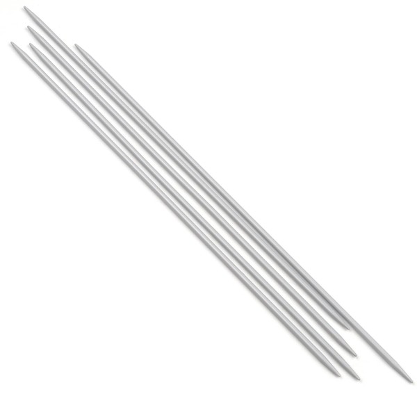 Coopay Double Pointed Knitting Needles 2.5mm x 20cm, 5 Pins DPNs, Sock Knitting Needles, Metal Double Ended Needles, Short Double Ended Needles for Socks and Gloves, Sock Needles, Cable Needle