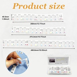 Piano Notes Guide for Beginners – 88-Key Full Size Piano Stickers, Removable Keyboard Labels for Easy Learning