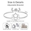 Philip Jones Silver Plated Star Friendship Bracelet Created with Zircondia®