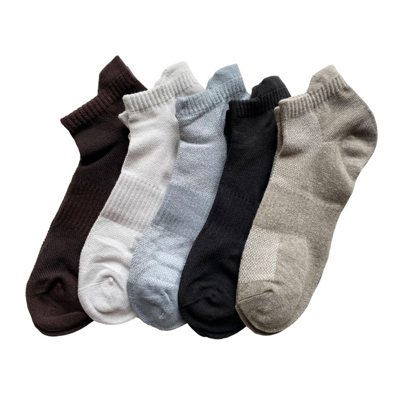 [モードセレクト] ソックス メンズ くるぶし 薄手 メッシュ編み 夏 靴下 メンズ 夏