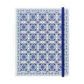 Elegant daily planner/dairy, Work notebook, Work planner, Daily To Do list notebook, Weekly planner pad with Hard Cover and Elastic Closure, Size 16,5 х 22,5 cm (MOSAIQUE)