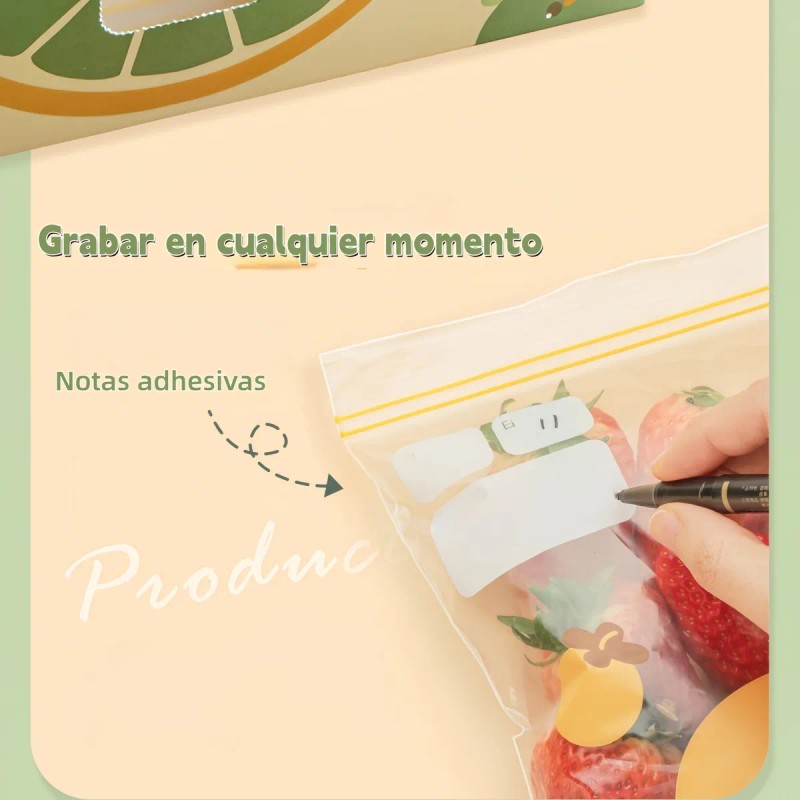 Bolsas Congeladoras Casa Placer 20 Unidades Reutilizables