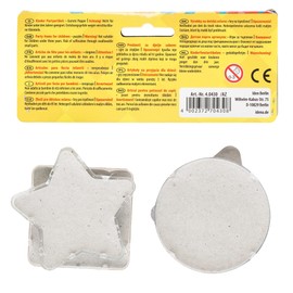 Idena 40430 Party Fun Patience Games, Pack of 4, Small Labyrinths with Funny Emoji Background Motifs in the Shapes Circle, Triangle, Square and Star, Average Size Approx. 6 cm