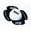 Aero knee sliders (pair, opaque/white), wet style (thicker than standard)