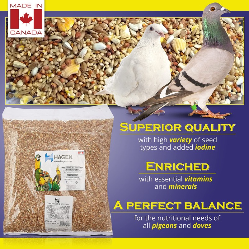 Hagen Pigeon & Dove Seed, Nutritionally Complete Bird Food 25