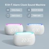ANJANK White Noise Sound Machine Alarm Clock with Hi-Fi Bluetooth