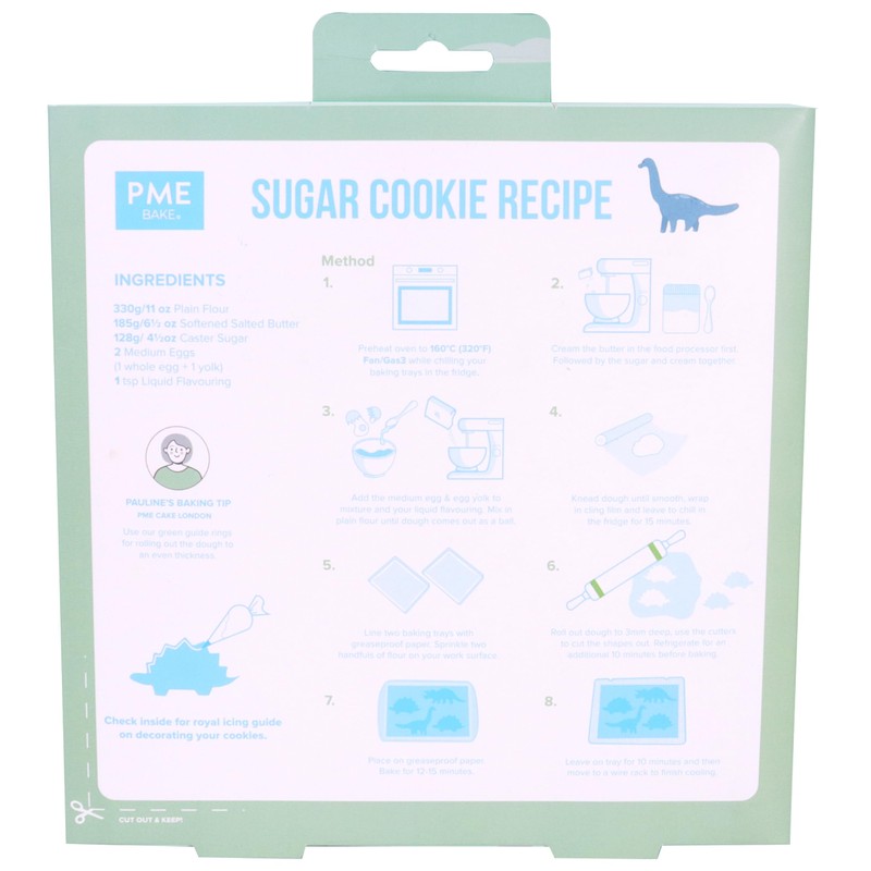 PME Dinosaur Cookie Cutter Set of 3