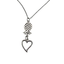 Pretty Inappropriate Upside Down Pineapple Necklace, Accessories, Upside Down Pineapple Jewelry, Silver Necklace, Stainless Steel Chain, Queen, Love, Relationship, Upsidedown, Valentines Christmas