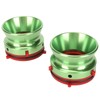 1 Pair NAB Hub Adapters Professional Polished Aluminum Reel to
