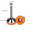 MROUDELUO Heavy Duty Leveling feet,Leg Leveler 2.36" Dia Base,Adjustable Leveling