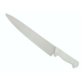 Vacmaster ARY Value Grip 10" Cook’s Knife with White Polypropylene Handle ZWP8010