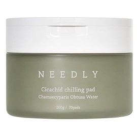 NEEDLY | Cicachid Chilling Toner Pad | Cooling & Soothing pad | Vegan Certified Cotton pad |