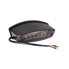 WOOSTAR 3 Wire Rear Brake LED Tail Light Replacement for 50cc 70cc 90cc 110cc 125cc 150cc Motorcycle Scooter Dirt Pit Bike Off-Road ATV 4 Wheeler Quad Black