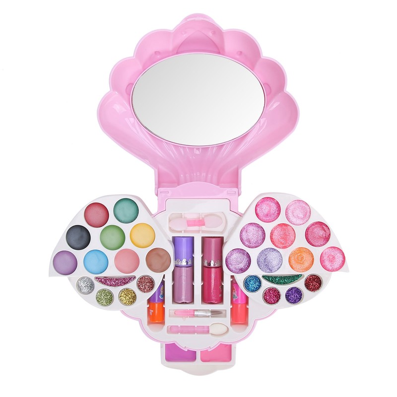 Shell Shaped Make Up Box Kids Makeup Kit for Children