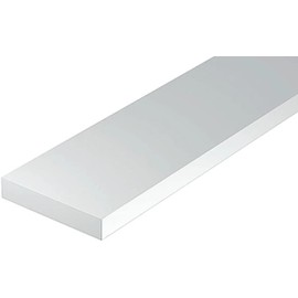 Kyosho Evergreen 70EG142 Scale Model Flat Bar, 0.04 x 0.04 inches (1.0 x 1.0 mm), Pack of 10, Model Material