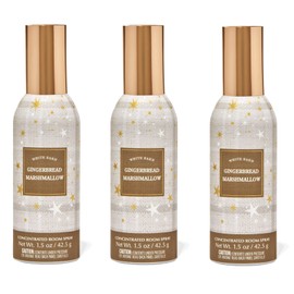 White Barn BBW GINGERBREAD MARSHMALLOW 3 Pack Concentrated Room Spray 1.5 Oz.